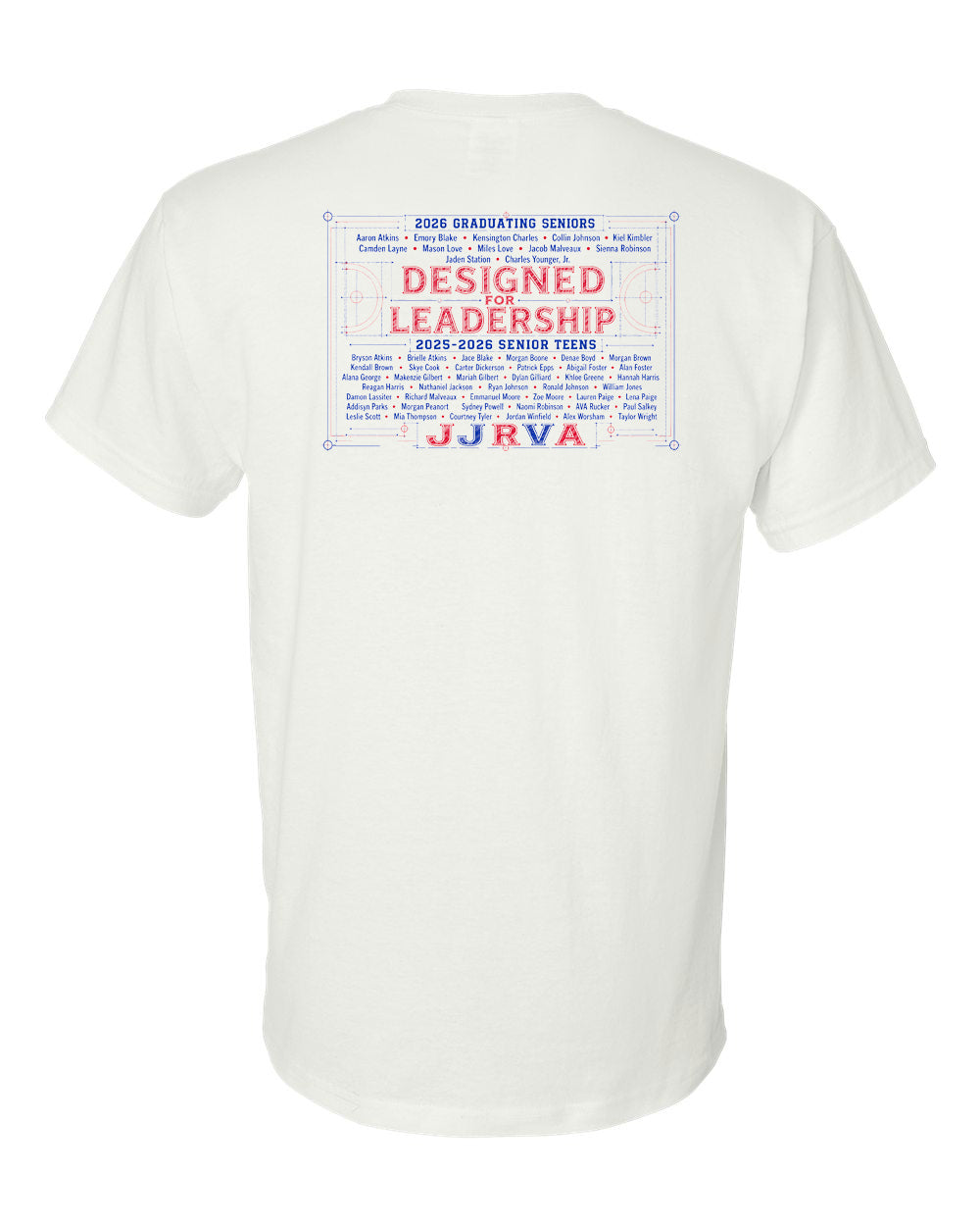 Senior Teens Conference Shirts (Front and Back plus Sleeve)